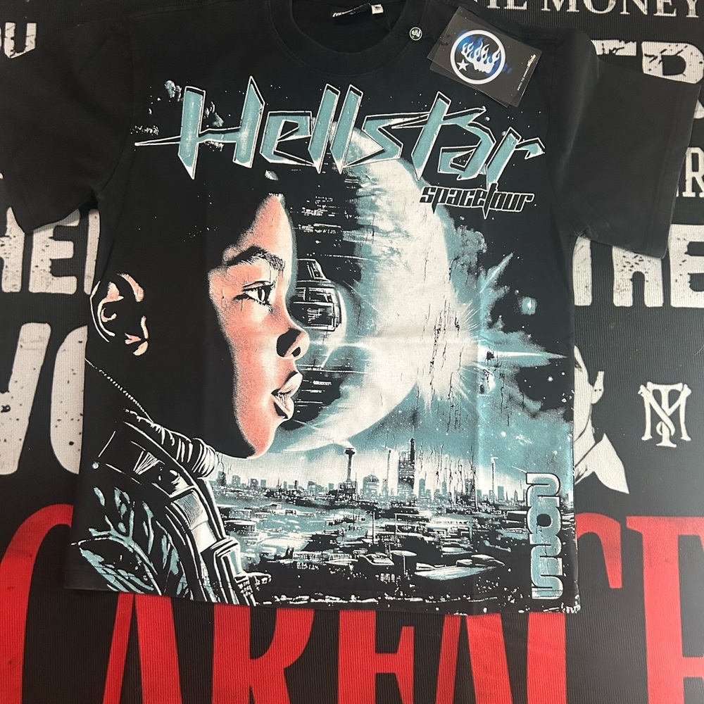 Hellstar Space Trip Men's T-Shirt - Black